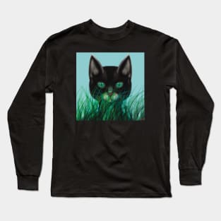 The Curious Cat Long Sleeve T-Shirt